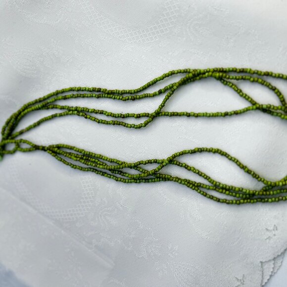 Vintage Multistrand Beaded Necklace - Picture 2 of 6